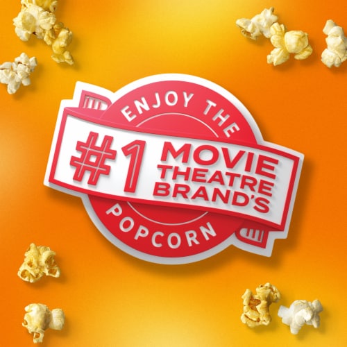 AMC Theatres Perfectly Popcorn™ Extra Butter Movie Theatre Microwave Popcorn Perspective: left
