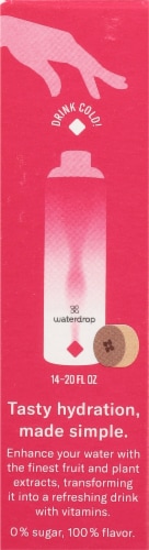 Waterdrop® Zero Sugar Microdrink® Flair Elderflower Lime Blossom Hydration Cubes Perspective: left