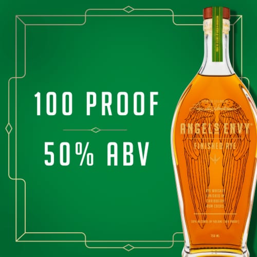 ANGEL'S ENVY® Finished Rye Whiskey Perspective: left