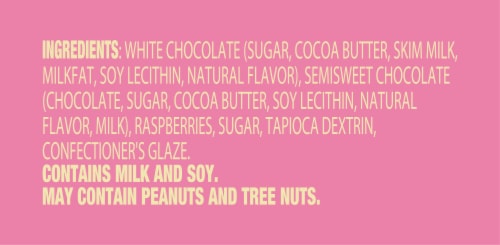 Tru Fru Grab & Share Freeze Dried Raspberries in White & Dark Chocolate Perspective: left