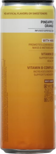 Nirvana Pineapple Orange Infused Super Seltzer Perspective: left