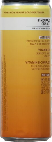 Nirvana Pineapple Orange Infused Super Seltzer Perspective: left