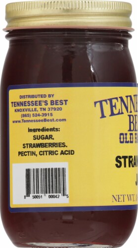 Tennessee's Best Old Fashioned Strawberry Jam Perspective: left
