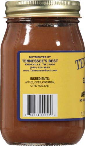 Tennesse's Best No Sugar Added Apple Butter Perspective: left