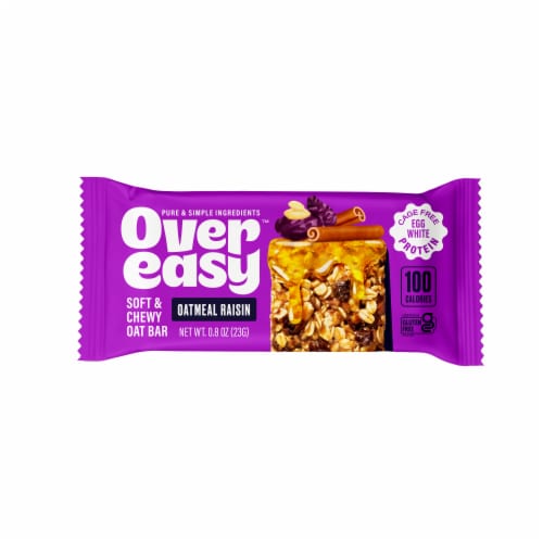 Over Easy™ Oatmeal Raisin Soft & Chewy Oat Bars Perspective: left