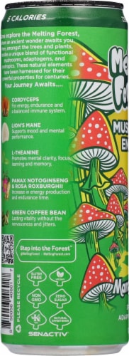 Melting Forest™ Sparkling Mango Guava Mushroom Energy Drink Perspective: left