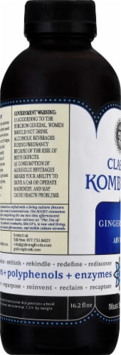 GT's Living Foods Synergy Organic Gingerberry Kombucha Perspective: left