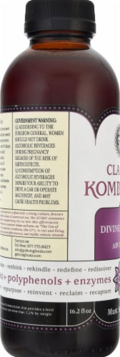 GT's Living Foods Synergy Organic Divine Grape Organic Kombucha Perspective: left