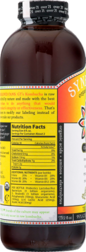 GT's Living Foods Synergy Organic Trilogy Kombucha Perspective: left