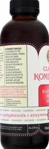 GT's Living Foods Synergy Organic Raspberry Rush Kombucha Perspective: left