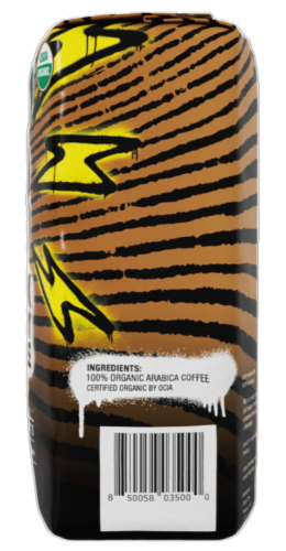 Punk™ Bunny Green Day Ultra Dark Ground Coffee Perspective: left