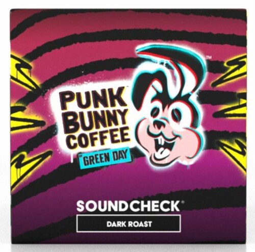 Punk Bunny™ Coffee by Green Day Soundcheck® Dark Roast K-Cup® Coffee Pods Perspective: left