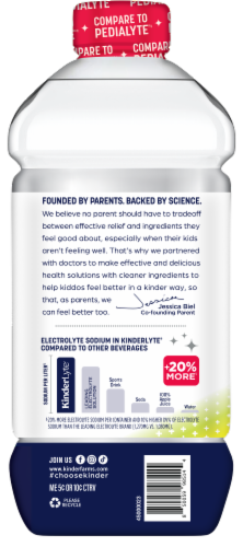 KinderLyte Watermelon Citrus Electrolyte Solution Perspective: left