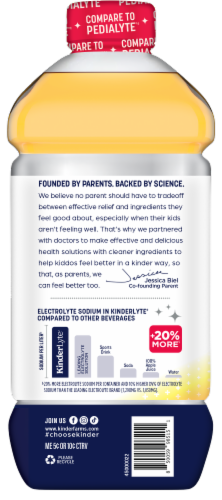 Kinderlyte Tropical Fruit Punch Electrolyte Solution Perspective: left