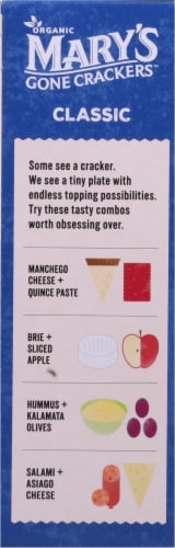 Organic Mary's Gone Crackers™ Super Seed Classic Crackers Perspective: left