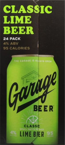 Garage Beer™ Classic Lime Beer Perspective: left