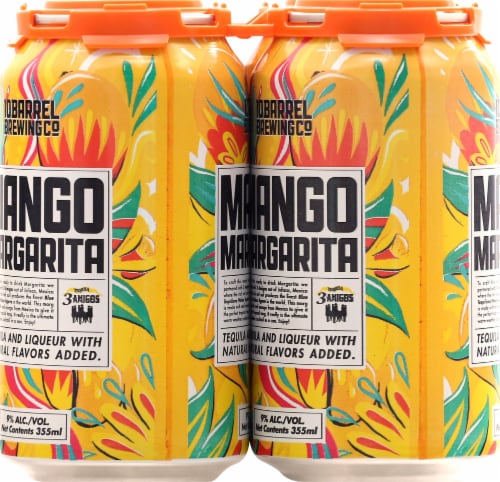 10 Barrel Brewing Mango Margarita Prepared Cocktails Perspective: left