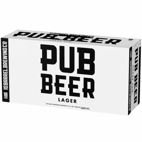 10 Barrel Brewing Co. Pub Beer Lager Perspective: left