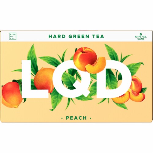 LQD Creative Liquids Peach Hard Green Tea Perspective: left