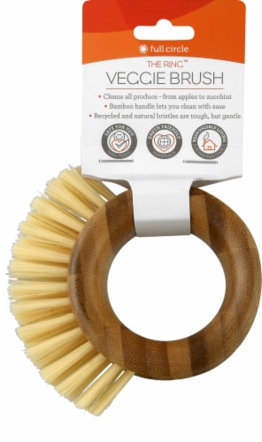 Full Circle The Ring™ Vegetable Scrub Brush Perspective: left