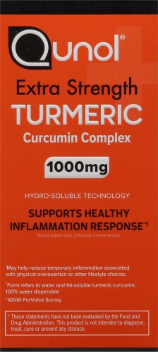 Qunol® Extra Strength Turmeric 1000 mg Perspective: left