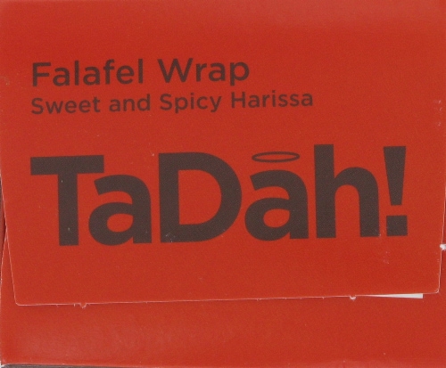 Tadah! Sweet and Spicy Harissa Wrap Perspective: left