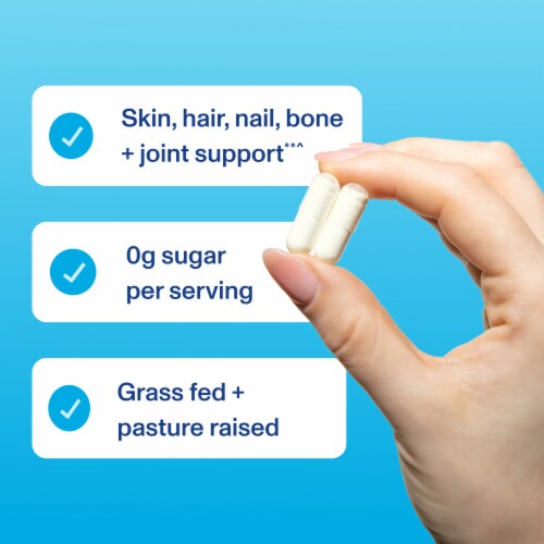 Vital Proteins Collagen Peptides Capsules Perspective: left