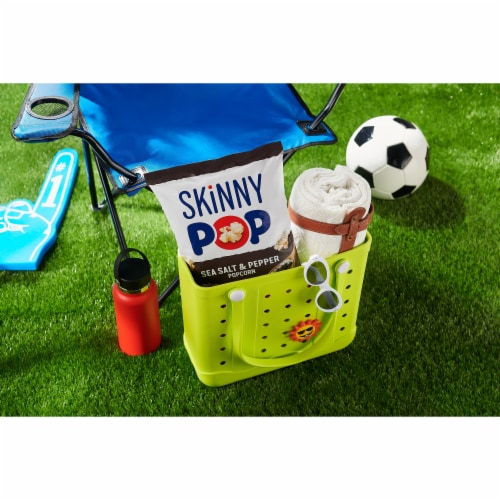 SkinnyPop Salt and Pepper Popcorn 4.4oz Perspective: left