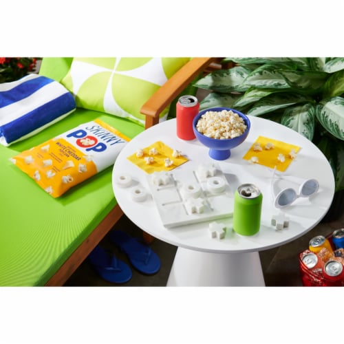 SkinnyPop Dairy Free White Cheddar Popcorn 4.4oz Perspective: left