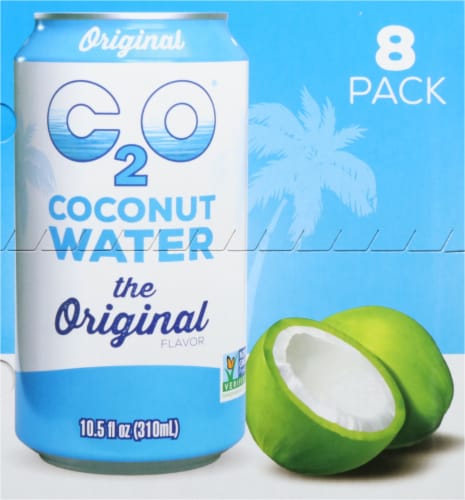 C2O® The Original Coconut Water Carton Perspective: left