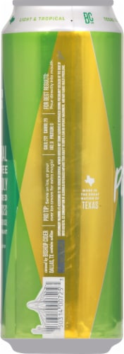 Bishop Cider Co. Apple Pineapple Cider Perspective: left