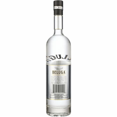 Beluga Noble Export Vodka Perspective: left