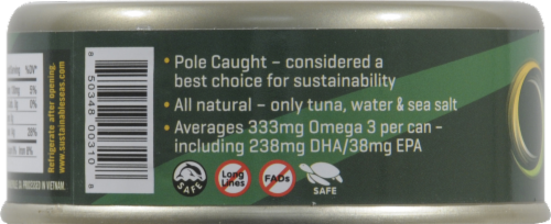 Sustainable Seas Solid Light Tuna Perspective: left