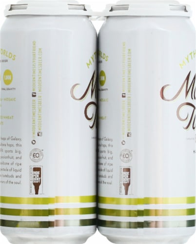 Modern Times Mythic Worlds IPA Beer Perspective: left