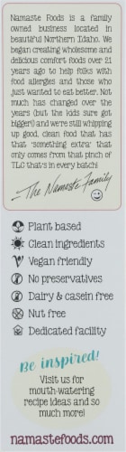 Namaste Foods Gluten Free Brownie Mix Perspective: left