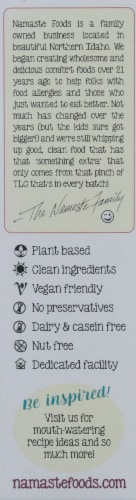 Namaste Gluten Free Waffle & Pancake Mix Perspective: left