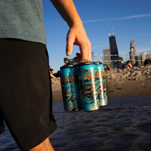 Half Acre Rotating IPA Craft Beer Perspective: left