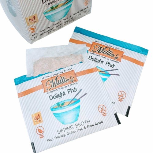 Millie's Delight Pho Sipping Broth - 36 Count Perspective: left