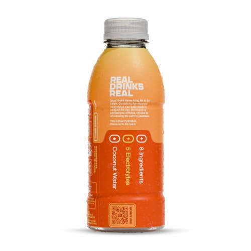 Coco5 Citrus Splash Coconut Bottled Water Perspective: left