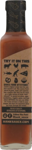 Hank Sauce® Herb Infused Hot Sauce Perspective: left