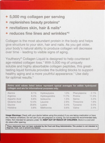 Youtheory® Natural Berry Collagen Liquid Packets Perspective: left
