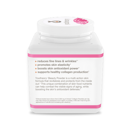 Youtheory® Citrus Beauty Powder Dietary Supplement Perspective: left