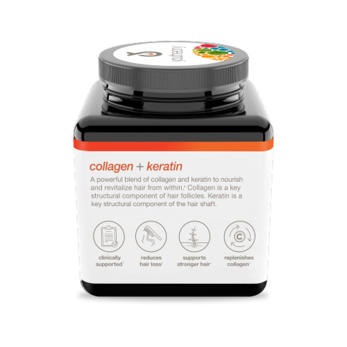 Youtheory® Hair Collagen + Keratin Mini Tablets Perspective: left