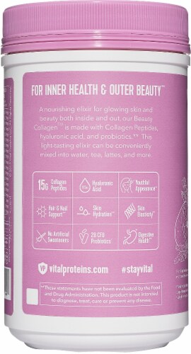 Vital Proteins Lavender Lemon Beauty Collagen Powder Perspective: left