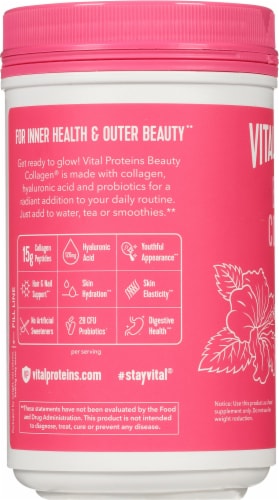 Vital Proteins Beauty Collagen® Tropical Hibiscus Dietary Supplement Perspective: left