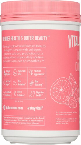 Vital Proteins Beauty Collagen® Strawberry Lemon Dietary Supplement Powder Perspective: left