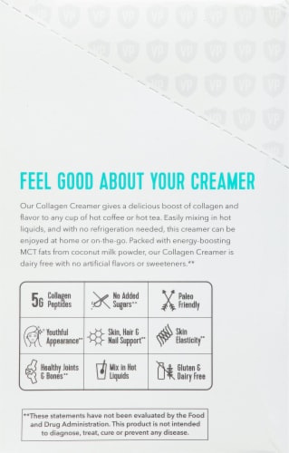 Vital Proteins Dairy Free Coconut Collagen Creamer Packets Perspective: left