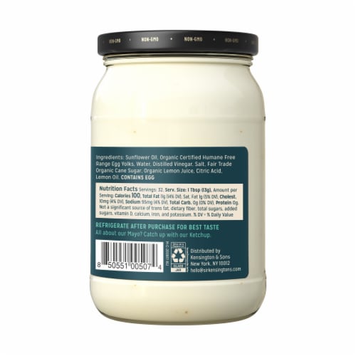 Sir Kensington's Sunflower Oil Mayo Perspective: left