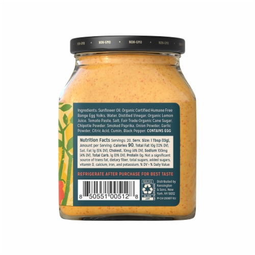 Sir Kensington's Chipotle Mayonnaise Perspective: left