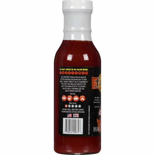 Fat Boy Haugwaush BBQ Sauce Perspective: left